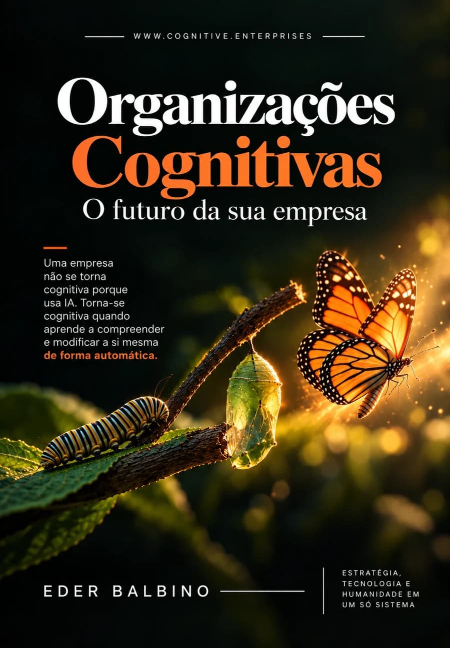 Capa do livro Organizações Cognitivas, de Eder Balbino